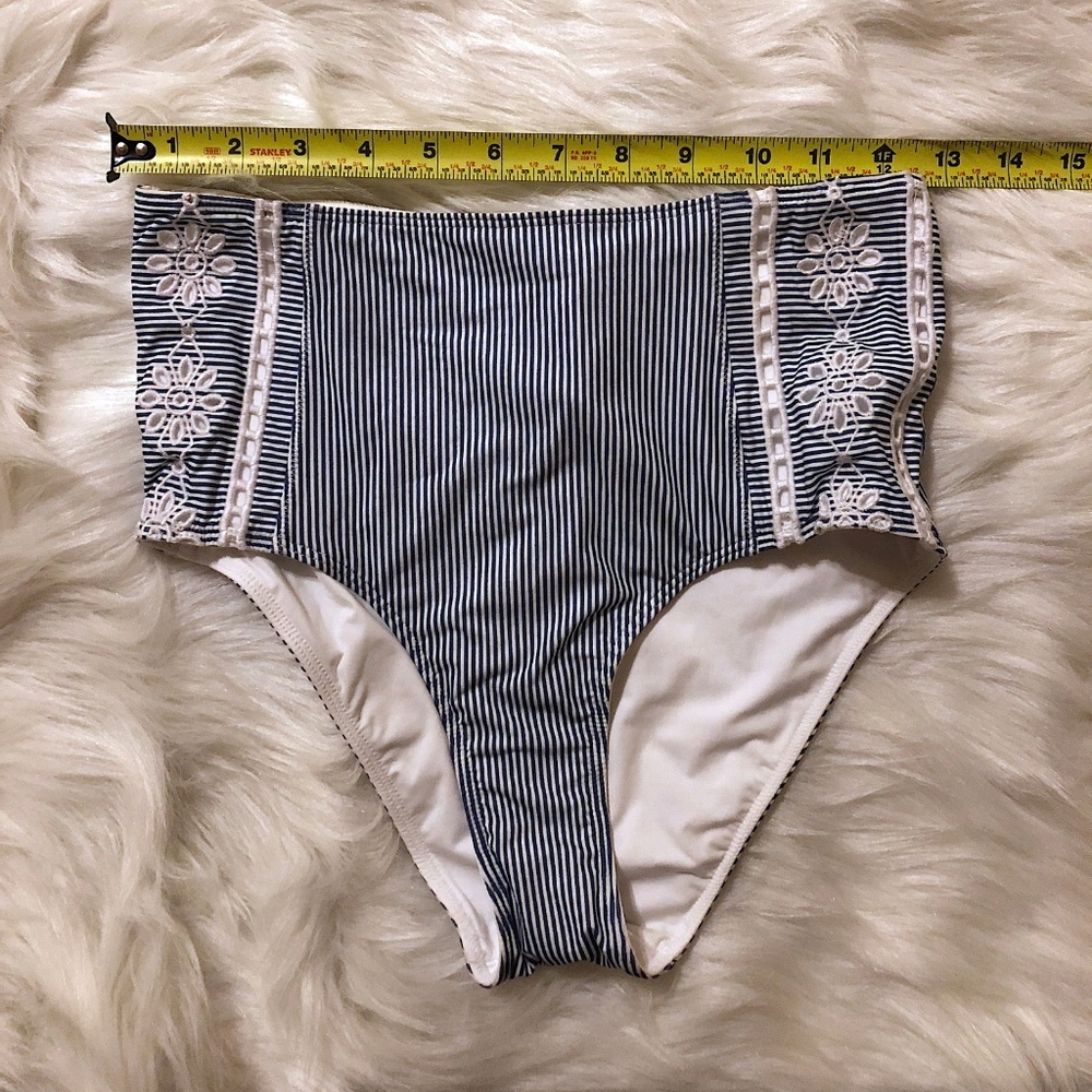Vineyard Vines High Waist Sandbar Stripe Bikini 👙 - Picture 6 of 7